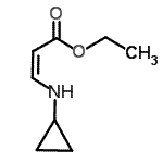 CAS 登录号：96568-08-0， 乙基(2Z)-3-(环丙基氨基)丙烯酸酯