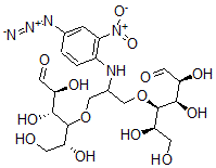CAS 登录号：96602-48-1， N-(2-硝基-4-偶氮苯基)-1,3-双(露糖-4'-基氧基)丙基-2-胺