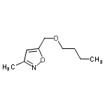 CAS 登录号：96603-78-0， 5-(丁氧基甲基)-3-甲基-1,2-恶唑
