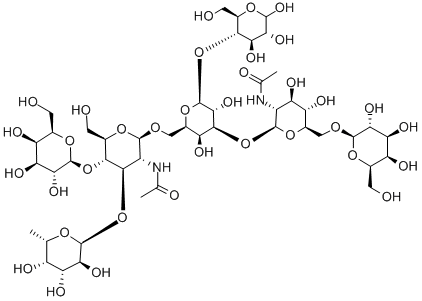 CAS 登录号：96656-34-7， 岩藻糖基乳糖-N-六糖 III (人类)