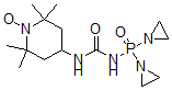 CAS#: 96662-64-5, N,N,N',N'-Bis(1,2-Ethanediyl)-N''-(1-Oxyl-2,2,6,6-Tetramethyl-4-Piperidinylaminocarbonyl)Phosphoric Triamide