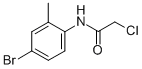 CAS 登录号：96686-51-0， N-(4-溴-2-甲基苯基)-2-氯乙酰胺