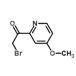 CAS#: 96718-53-5, 2-Bromo-1-(4-methoxy-2-pyridinyl)ethanone