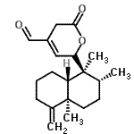 CAS#: 96888-20-9, (6S)-2-Oxo-6-[(1S,2R,4aR,8aS)-1,2,4a-trimethyl-5-methylenedecahydro-1-naphthalenyl]-3,6-dihydro-2H-pyran-4-carbaldehyde