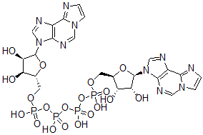 CAS 登录号:96920-51-3, 二(1,N(6)-乙烯桥腺苷)-5',5'''-P(1),P(4)-四磷酸酯