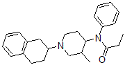 CAS 登录号：97220-08-1， N-(3-甲基-1-(2-(1,2,3,4-四氢)萘基)-4-哌啶基)-N-苯丙酰胺