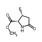 CAS 登录号：97315-82-7， 甲基(3R)-3-氟-5-氧代-L-脯氨酸酯