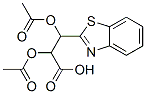 CAS 登录号：97338-86-8， 2,3-双(乙酰氧基)-3-(1,3-苯并噻唑-2-基)丙酸
