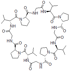CAS 登录号：97458-79-2， 环(缬氨酰-脯氨酰甘氨酰)4