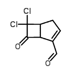 CAS#: 97517-24-3, 6,6-Dichloro-7-oxobicyclo[3.2.0]hept-2-ene-2-carbaldehyde