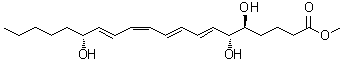 CAS#: 97643-35-1, Methyl (5S,6R,7E,9E,11Z,13E,15R)-5,6,15-trihydroxy-7,9,11,13-icosatetraenoate