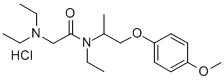 CAS#: 97702-95-9, 2-(Diethylamino)-N-ethyl-N-(1-(p-methoxyphenoxy)-2-propyl)acetamide hydrochloride
