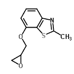 CAS 登录号：97872-31-6， 2-甲基-7-(2-环氧乙烷基甲氧基)-1,3-苯并噻唑