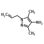 CAS 登录号：97893-44-2， 1-烯丙基-3,5-二甲基-1H-吡唑-4-胺