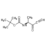 CAS#: 97973-95-0, 2-Methyl-2-propanyl [(2S)-3-oxo-4-pentyn-2-yl]carbamate