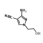 CAS#: 98035-87-1, 3-Amino-1-(2-hydroxyethyl)-1H-pyrazole-4-carbonitrile