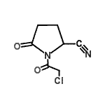 CAS#: 98062-39-6, 1-(Chloroacetyl)-5-oxo-2-pyrrolidinecarbonitrile