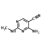 CAS#: 98141-16-3, 4-Amino-2-(methylamino)-5-pyrimidinecarbonitrile