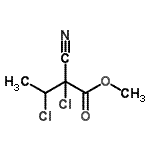 CAS 登录号：98198-89-1， 甲基2,3-二氯-2-氰基丁酸酯