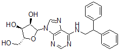 CAS 登录号：98383-40-5， N(6)-(2,2-二苯基乙基)腺苷