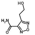 CAS#: 98384-45-3, 4-(2-Hydroxyethyl)-1,2,5-oxadiazole-3-carboxamide