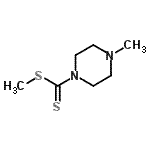 CAS 登录号：98428-90-1， 甲基4-甲基-1-哌嗪二硫代甲酸酯