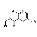 CAS#: 98432-48-5, Ethyl 2-amino-5-methyl-6H-1,3,4-thiadiazine-6-carboxylate