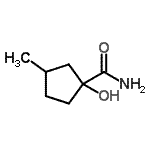 CAS#: 98435-63-3, 1-Hydroxy-3-methylcyclopentanecarboxamide