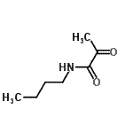 CAS 登录号：98435-83-7， N-丁基-2-氧代丙酰胺