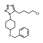 CAS 登录号：98454-50-3， 1-[4-(苄氧基)环己基]-5-(4-氯丁基)-1H-四唑