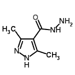 CAS 登录号：98484-97-0， 3,5-二甲基-1H-吡唑-4-甲酰肼