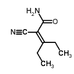 CAS#: 98489-49-7, 2-Cyano-3-ethyl-2-pentenamide