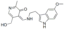 CAS#: 98497-90-6, (4E)-5-(Hydroxymethyl)-4-[[2-(5-Methoxy-1H-Indol-3-Yl)Ethylamino]Methylidene]-2-Methyl-Pyridin-3-One
