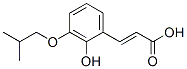 CAS 登录号：98510-78-2， 3-[2-羟基(2-甲基丙氧基)苯基]-2-丙烯酸