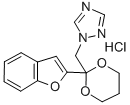 CAS 登录号：98518-98-0， 1-((2-(2-苯并呋喃基)-1,3-二四氢吡喃-2-基)甲基)-1H-1,2,4-三唑单盐酸盐
