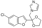 CAS 登录号：98519-18-7， 1-((2-(5-氯-2-苯并呋喃基)-1,3-二氧戊环-2-基)甲基 )-1H-咪唑