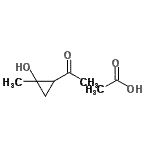 CAS 登录号：98558-64-6， 1-(2-羟基-2-甲基环丙基)乙酮-乙酸(1:1)