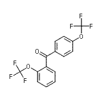 CAS 登录号：98566-94-0， [2-(三氟甲氧基)苯基][4-(三氟甲氧基)苯基]甲酮