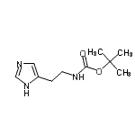 CAS#: 98870-64-5, 2-Methyl-2-propanyl [2-(1H-imidazol-5-yl)ethyl]carbamate