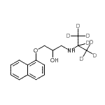 CAS#: 98897-23-5, 1-(1-Naphthyloxy)-3-[(<sup>2</sup>H<sub>7</sub>)-2-propanylamino]-2-propanol