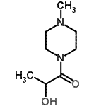CAS#: 98998-54-0, 2-Hydroxy-1-(4-methyl-1-piperazinyl)-1-propanone
