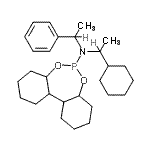 CAS 登录号：99065-22-2， N-(1-环己基乙基)-N-(1-苯基乙基)十二氢二苯并[d,f][1,3,2]二氧杂磷杂卓-6-胺