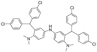 CAS#: 99123-36-1, 2-(Bis(4-Chlorophenyl)Methyl)-N4-(3-(Bis(4-Chlorophenyl)Methyl)-4-(Dimethylamino)Phenyl)-N1,N1-Dimethyl-1,4-Benzenediamine