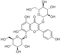 CAS 登录号：99224-12-1， 草质素-3,8-二吡喃葡萄糖苷