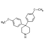 CAS#: 99408-36-3, 4,4-Bis(4-methoxyphenyl)piperidine