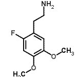 CAS 登录号：99424-76-7， 2-(2-氟-4,5-二甲氧基苯基)乙胺