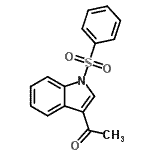 CAS 登录号：99532-45-3， 1-[1-(苯磺酰基)-1H-吲哚-3-基]乙酮