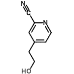 CAS#: 99584-77-7, 4-(2-Hydroxyethyl)-2-pyridinecarbonitrile