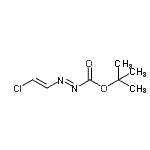 CAS 登录号：99602-45-6， (E,)-(2-氯乙烯基)-二氮烯羧酸1,1-二甲基乙基酯