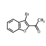 CAS 登录号：99661-02-6， 1-(3-溴-1-苯并呋喃-2-基)乙酮